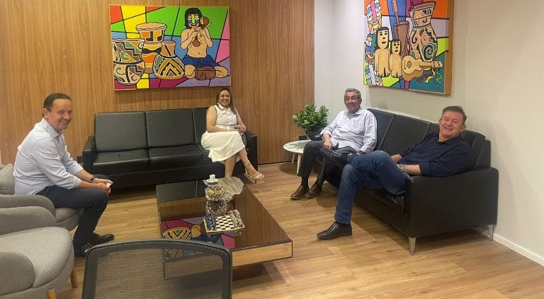 Prefeito Nelson Cintra Realiza Visita à Casa Civil em Campo Grande