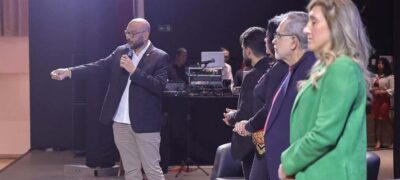 Presidente da Câmara de Ponta Porã, vereador Agnaldo Pereira Lima prestigia abertura do 1º CINAMED