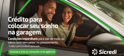 Sicredi Centro-Sul MS/BA oferece financiamento de veículos para colocar seu sonho na garagem