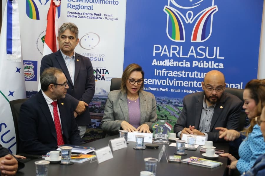 Parlamentares do Paraguai participam de reunião na Câmara de Ponta Porã
