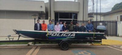 Conselho de segurança e Cidadania de Bela Vista realiza doação de embarcações e motor de popa a Policia Militar Ambiental  