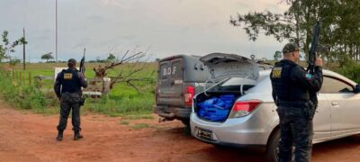 DOF intercepta veículo com mais de 410 quilos de maconha em Tacuru