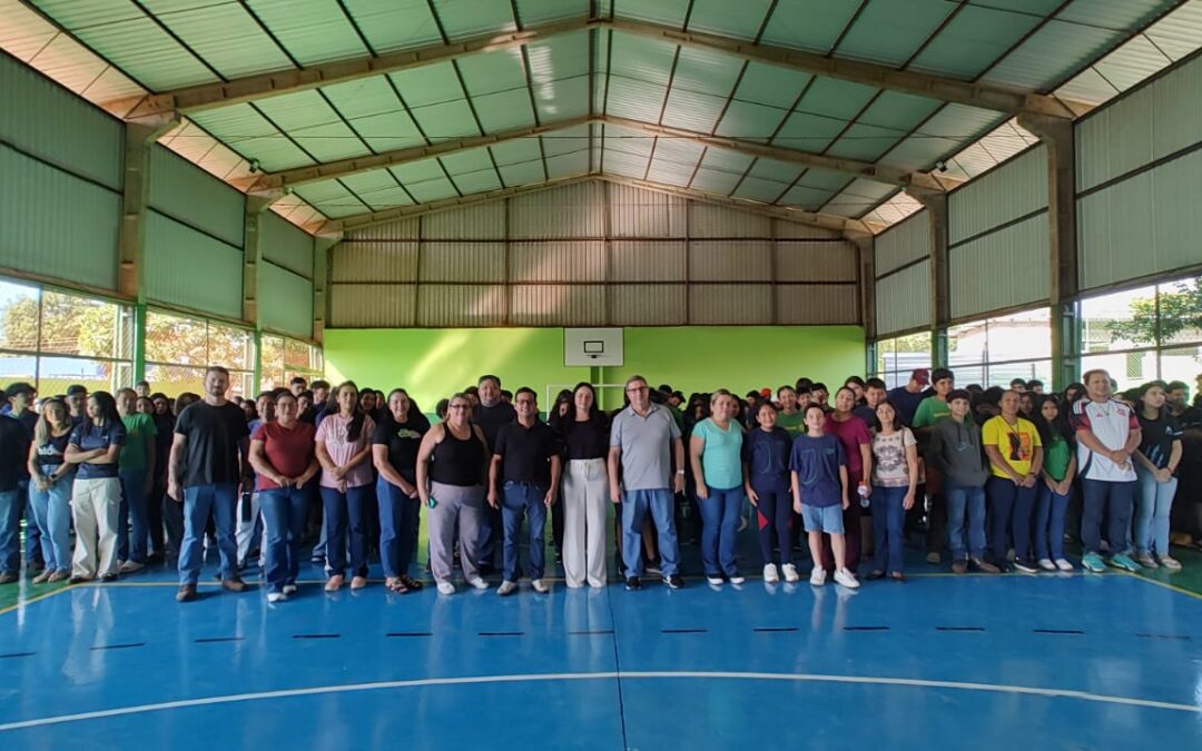 Fleitas ressalta importância de emenda do deputado Paulo Duarte na reforma de duas quadras na Escola Joaquim Murtinho