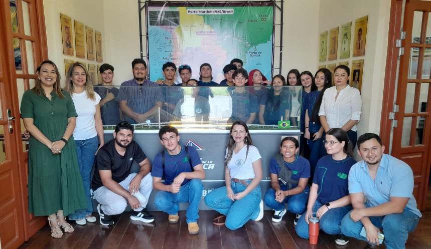 Prefeitura de Porto Murtinho recebe visita técnica de estudantes de Guia Lopes da Laguna