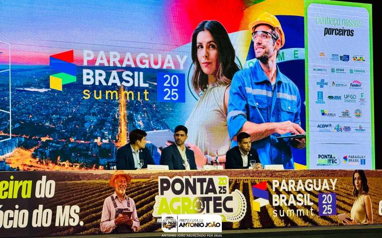 Prefeitura de Antônio João participa da Ponta Agrotec 2025 em Ponta Porã