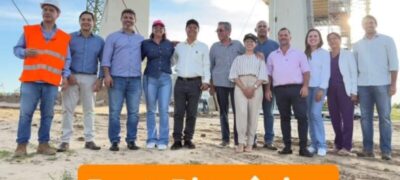 Vistoria na Ponte da Rota Bioceânica e anúncio de R$ 1,4 milhão marcam agenda do senador Nelsinho Trad em Porto Murtinho