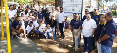 Rotary Club de Bela Vista entrega parquinho adaptado do Projeto Educar e Incluir