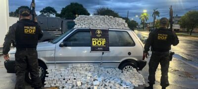 DOF prende homem com 166 quilos de droga em Naviraí