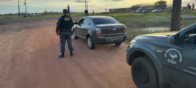 DOF recupera veículo furtado no Paraná que seria usado no contrabando