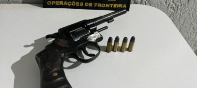 DOF prende homem com revólver em Nioaque