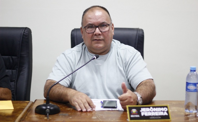 Vereador Jeronimo Ferreira solicita melhorias no Bairro Itaboraí