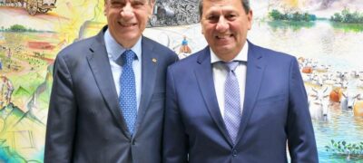 Paulo Corrêa participa da posse de Sérgio de Paula como novo conselheiro do Tribunal de Contas de Mato Grosso do Sul