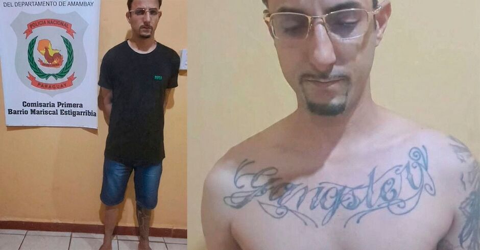 Homem com mandado de prisão por feminicídio no Brasil é preso no Paraguai