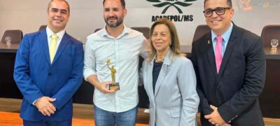 Antônio João recebe o Prêmio CETRAN MS 2025 por excelência nas ações de trânsito