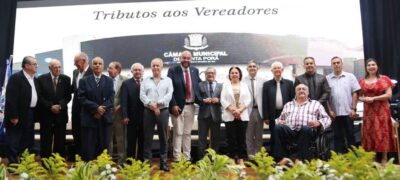 Sessão solene “Legado Pontaporanense – Tributo a Vereadores” homenageia ex-parlamentares de várias décadas em Ponta Porã
