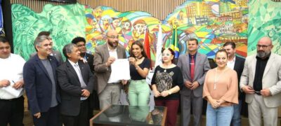 Câmara de Ponta Porã e Junta de Pedro Juan firmam convênio com a UNILA para fortalecer cooperação técnica na fronteira