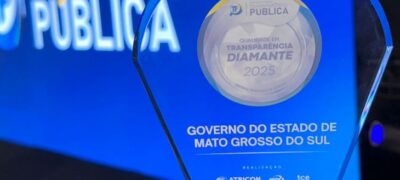 Selo Diamante: Governo de MS é único do país a ganhar 4 vezes prêmio por qualidade na Transparência Pública