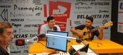 A dupla Higor e Lucena é entrevistado no Programa Edson Lacorte, na Rádio Bela Vista FM 98.5 MHz
