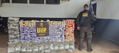 DOF apreende mais de 700 quilos de drogas em Ponta Porã