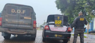 DOF apreende 1,5 mil pacotes de cigarros em Ponta Porã