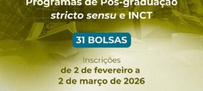 Pesquisadores poderão concorrer a bolsas de R$ 5,2 mil na nova chamada de Pós-Doutorado da UEMS
