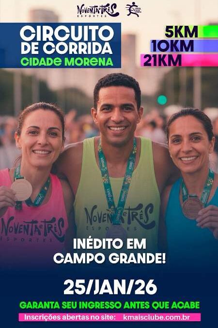 Circuito Corrida de Rua em MS nasce já com homologação da Federação Estadual de Atletismo e da CBAT