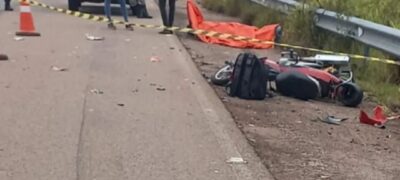 Bella Vista Norte: Motociclista morre após ser atingido por caminhonete na Rodovia PY08