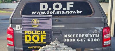 DOF prende mulher com droga presa ao corpo em Maracaju