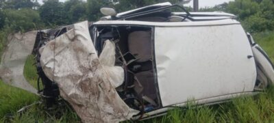 Dois policiais paraguaios morrem em acidente na rodovia PY-05, em Yby Yaú