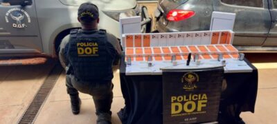 Dupla perde R$ 550 mil em celulares, canetas emagrecedoras e iPads na fronteira