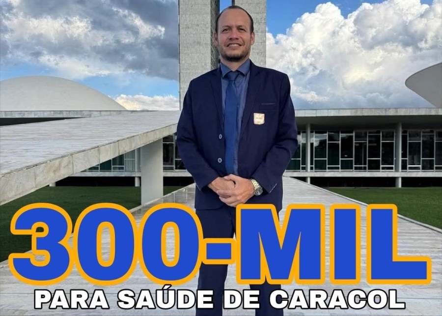 Mesmo no recesso parlamentar Vereador Marcelo vai a capital e conquista 300 mil para saúde de Caracol para 2026