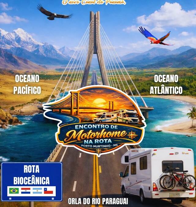 Porto Murtinho recebe a 1ª Expedição Motorhome Rota Bioceânica