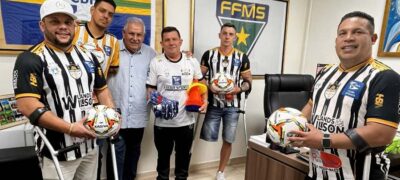 FFMS firma parceria com clube de futebol para amputados