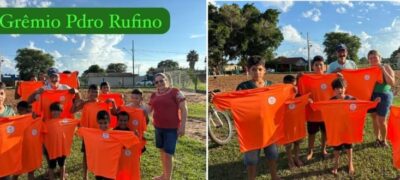 Grêmio Pedro Rufino retoma ações sociais e reforça o esporte como ferramenta de inclusão