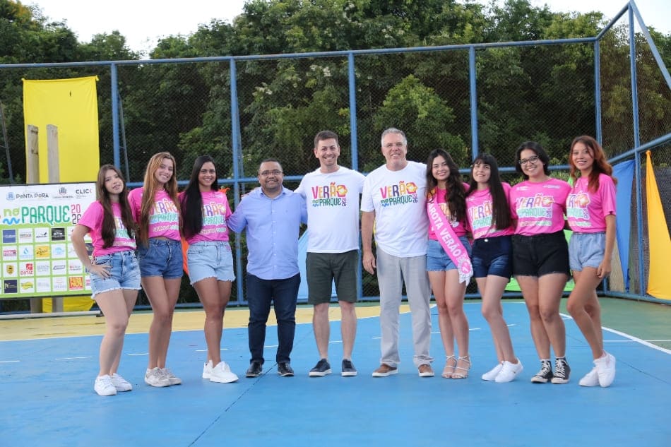 Jelson Bernabé e vereadores prestigiam abertura do Verão no Parque e destacam lazer familiar