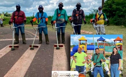 Prefeitura de Antônio João reforça limpeza urbana com a entrega de 10 novas roçadeiras