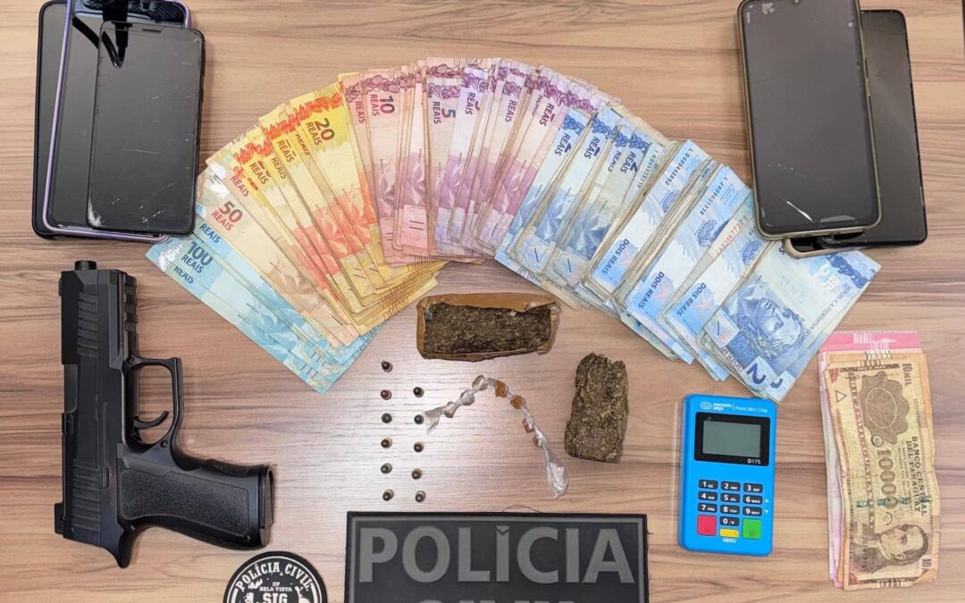 Polícia Civil de Bela Vista deflagra operação contra o tráfico de drogas e prende suspeitos