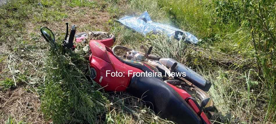 Motociclista morre em grave acidente na MS-384 entre Antônio João e Bela Vista