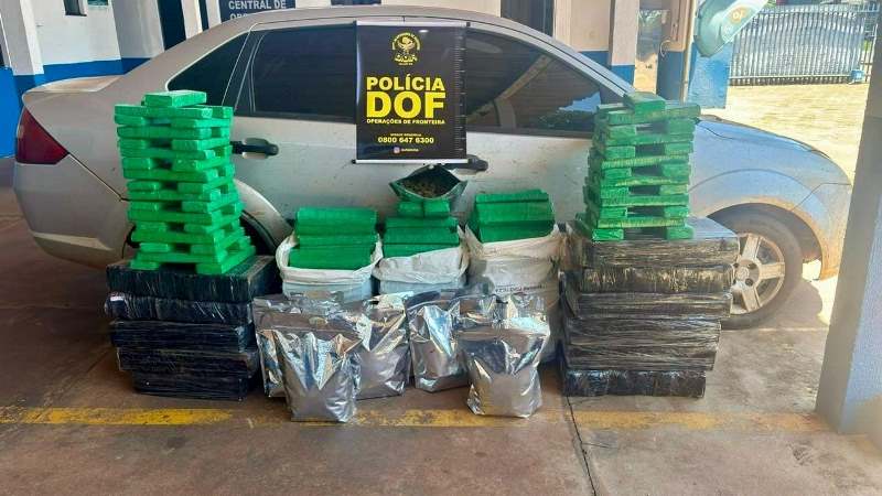 DOF apreende quase 300 quilos de drogas que seguiam para Minas Gerais