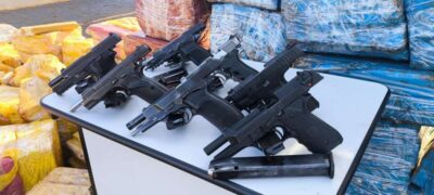 DOF e Defron desarticulam acampamento clandestino do tráfico e apreendem 4 toneladas de drogas e armas em Dourados