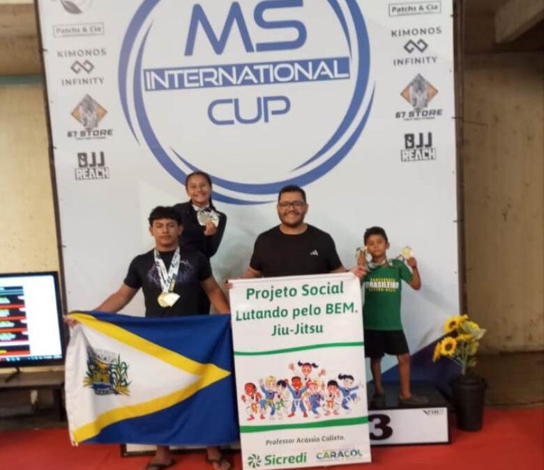 Jiu jitsu de Caracol conquista excelente resultado na 3° etapa estadual.