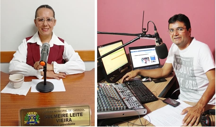 Vereadora Meire Leite presta homenagem ao jornalista Ademir Mendonça por serviços prestados a Caracol