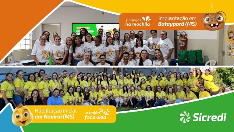 Sicredi Centro-Sul MS/BA amplia atuação e leva programas educacionais a Batayporã e Naviraí