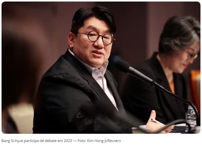 Polícia pede prisão do fundador de agência do BTS na Coreia do Sul por lucro ilegal de R$ 730 milhões