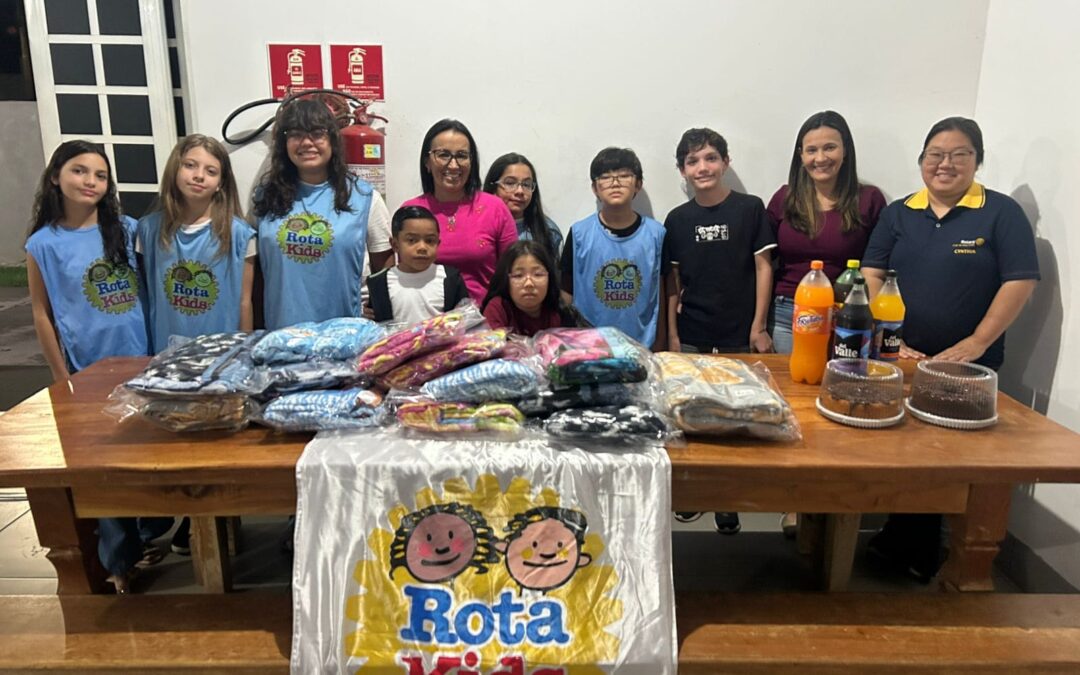 Rota Kids realiza ação solidária no Acolhimento Institucional Amor Sem Fronteiras