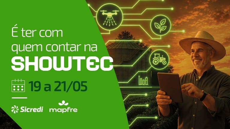 Sicredi leva soluções financeiras estratégicas ao agro na Showtec 2026