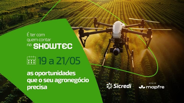 A partir de hoje, Sicredi leva soluções estratégicas ao agro na Showtec 2026