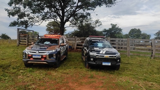 Operação conjunta do Batalhão de Polícia Militar Rural recupera 64 cabeças de gado em Dois irmãos do Buriti