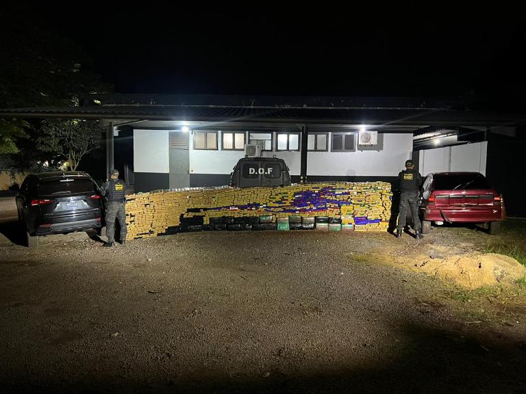 DOF apreende mais de 2 toneladas de drogas