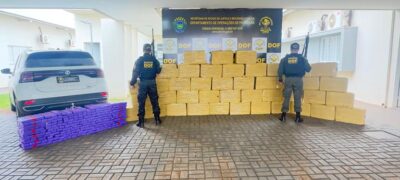 DOF apreende mais de 1,2 tonelada de maconha e recupera veículo furtado em Dourados